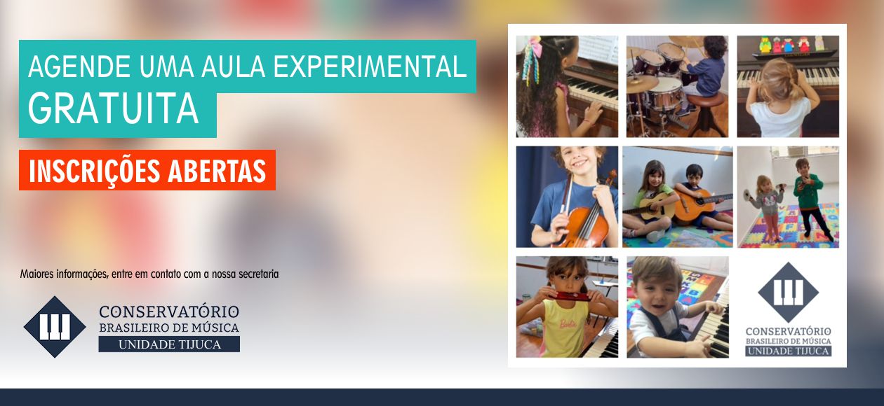 Curso - Aulas de Música para Crianças - CBM-TIJUCA